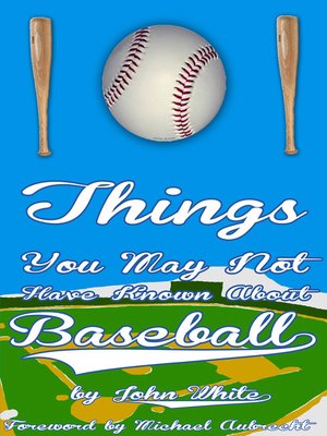 cover image of 101 Things You May Not Have Known About Baseball